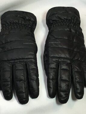 HEAD Women's Waterproof Hybrid Gloves, Black, Large